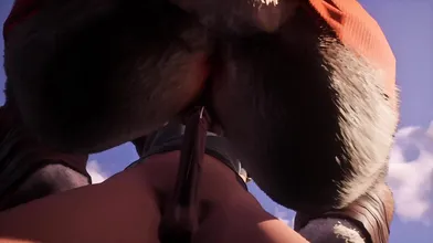 Busty Tigress Owns Helpless Human