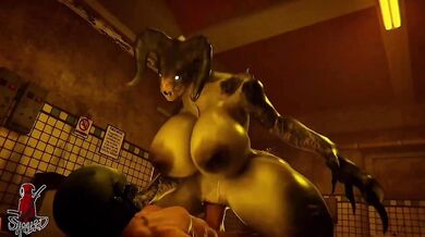 A Female Deathclaw with a new found Mate