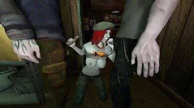 Damsel in Distress Gets Fucked by a Bucket