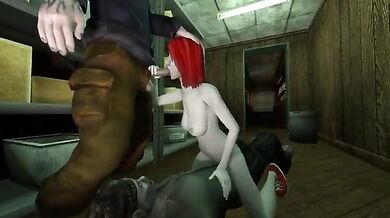 Damsel in Distress Gets Fucked by a Bucket