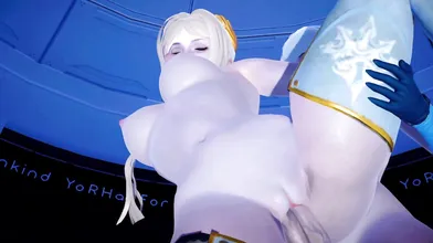 The commanders tight pussy gets nailed by Kainé, the elusive shapeshifter!