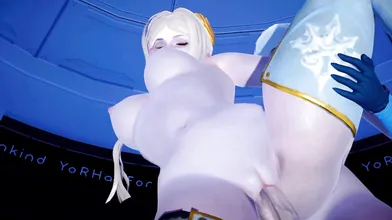 The commanders tight pussy gets nailed by Kainé, the elusive shapeshifter!