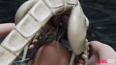 Wet dreams are made of this - Attack by facehuggers 2: Electric Boogaloo