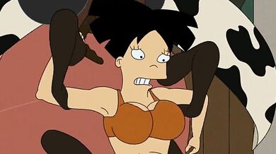 Getting busy on the farm - Nudist Statue