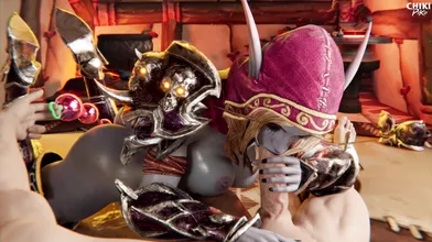 Sylvanas Windrunner and her Chikipiko are ready for an intense hentai session!
