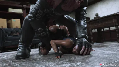 Jill Valentine gets a hot and steamy train ride!