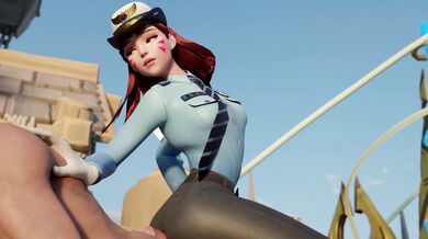 Tracers Dva Anal (Officer) in 4k Ultra HD with AliceCry