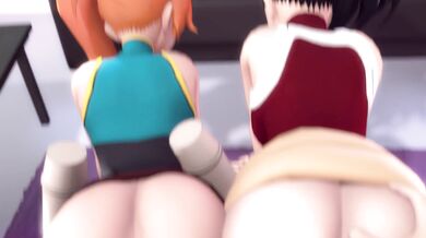 Watch Momo and Kendo engage in a steamy internship during their summer break