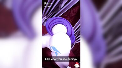 Daring Dressage on the Dirty Desk, Starring Rarity and Snapchat