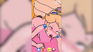 The naughty nympho Princess Peach is taking her HMV to the next level in this scorching new hentai porn video!