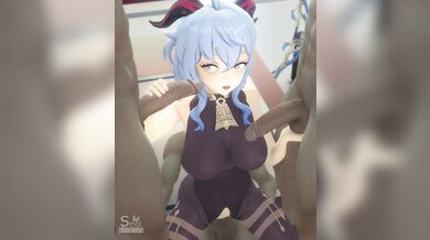 Four guys and a girl decide to have some fun in the society room, but things get wild when they start experimenting with each other