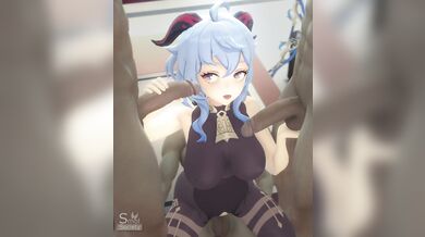 Four guys and a girl decide to have some fun in the society room, but things get wild when they start experimenting with each other