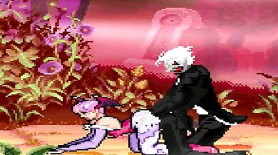 MUGENs Lilith is in the Doggystyle position, ready for ABAO!