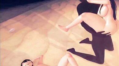 Sneaky Office Assistants Secret Obsession with Blacked HMV Comes to Life in a J-pop Themed Fantasy!