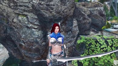 Santas Little Helpers: A Red-Haired Beauty and a Mischievous Elf