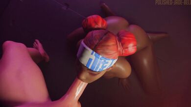 Eternal Fantasy: Mirage gets a lesson in cunnilingus from Lifeline! (White) [Polished Jade Bell] %