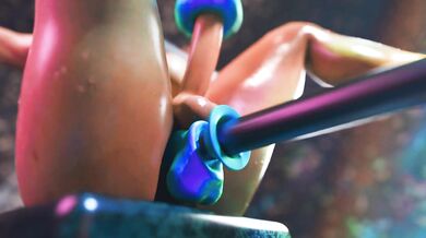 A futa elf gets milked in a preview of the upcoming hentai movie, The Milking Fairy