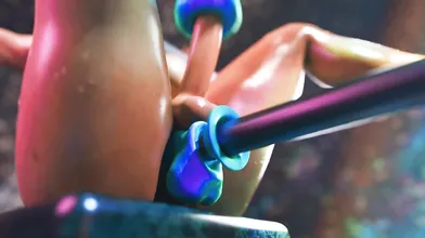 A futa elf gets milked in a preview of the upcoming hentai movie, The Milking Fairy