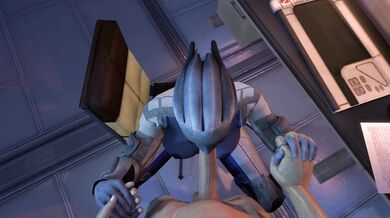 Little princess Liara gets her sweet pussy eaten by Kaegtonovich, in a mix of oral and finger games