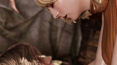 ----------------------------------------------------- Lucky Leon and MILF Ashley Go at It in the Kitchen