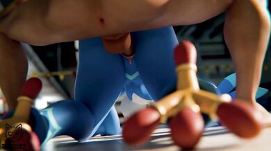 Inserting a manhood into Quaquavals curvaceous backside!