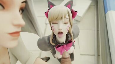 Ashe assists with DVas friends stress relief and daily facial [Polished Jade Bell]