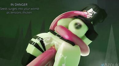 You are trapped in a room with an evil sorcerer and his sexy tentacles Will you resist or surrender to their perverted desires?