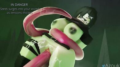 You are trapped in a room with an evil sorcerer and his sexy tentacles Will you resist or surrender to their perverted desires?