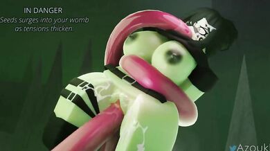 You are trapped in a room with an evil sorcerer and his sexy tentacles Will you resist or surrender to their perverted desires?