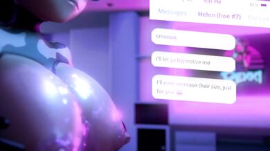 Watch as Elastigirl gets hypnotized and her boobs bounce in slow motion