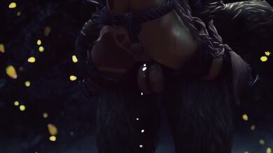 Half-Elf, Half-Orc Becomes Werebears Mate by Glimix