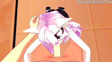 Hairy Nympho V-tube Masturbates for You!