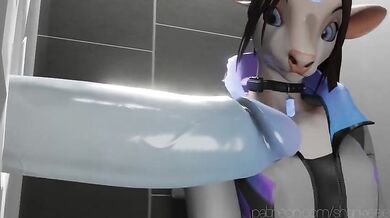 Screaming hot twin babes get ravaged by a giant shark in the ocean, resulting in double trouble for both sides