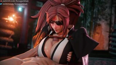 The Mighty Swordswoman - Baiken, The Sexy Samurai