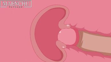 Watch the sexy Chinese girl with a tail, getting fucked from behind in her doggy style position by a big dick!