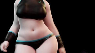 Meis sexy walk with physicked boobs in sportswear Is that better?