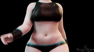 Meis sexy walk with physicked boobs in sportswear Is that better?