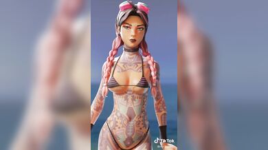 Jules in Bikini (Fornite): The Sexy Battle Royale