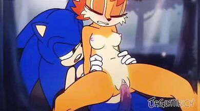 Sonic loves playing with his big dick, and Sally is ready for the hardcore action!