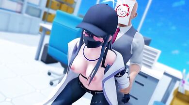 Inside Sailor Moons pussy, Saori finds her true power!