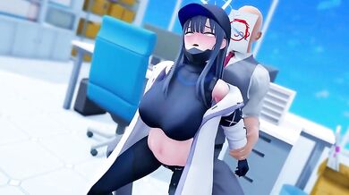 Inside Sailor Moons pussy, Saori finds her true power!