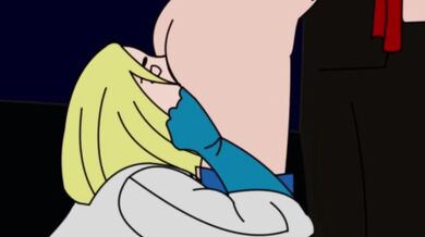 Superpowered girls get it on in the lab!