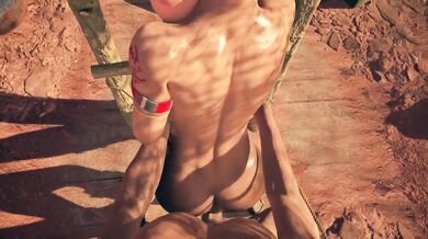 Fat Cat Licking Muddy Boots: A Hentai Bondage Adventure with Lara Croft