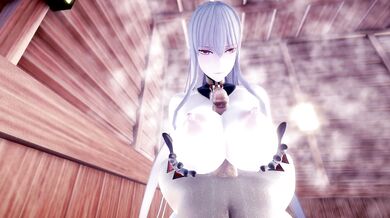 Glory of the Golden Kingdom: Selvarias Barely Covered Paizuri Service in the Sauna with King Hagetalos