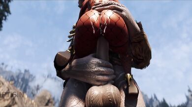 The Huge Futanari Fucker and the Dirty Fishnet Mistress