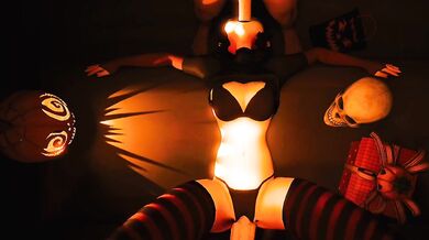 Watch the steamy Mavis in a passionate pvm where she takes on two men at once, and gets ravished in every possible way!