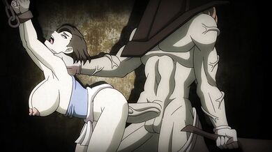 A horny Jill is about to get intimate with her sexy pyramid head lover in the most exotic way possible