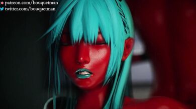 MisakaXTamakis Halloween Night with Demonic Bouquets - The Bouqetman