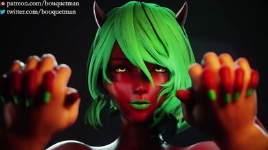 MisakaXTamakis Halloween Night with Demonic Bouquets - The Bouqetman