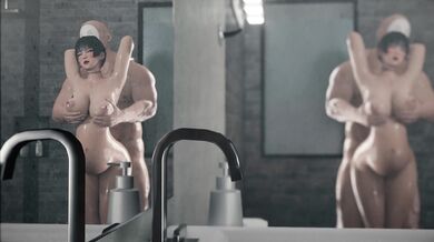 Sexual Intercourse with a Shrine Maiden in the Shower (Preggos and Bouquets in 4k)